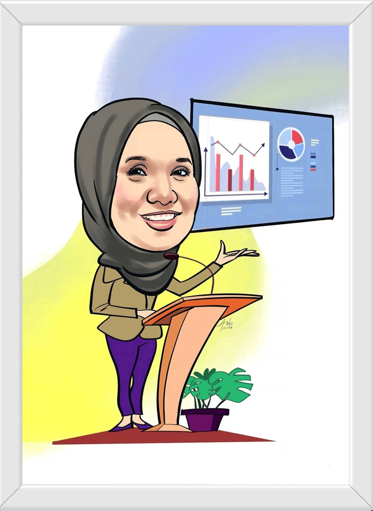 Corporate Presentation Cartoon